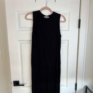 NWT H&M conscious choice 100% LivaEco Viscose side slit midi dress S
